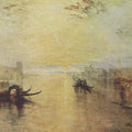 Venice, San Benedetto, view of Fusina Painting by Joseph Mallord William Turner