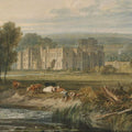 View of Hampton Court, Herefordshire, from the south-east, c.1806 Painting by Joseph Mallord William Turner