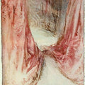 A bed, fold throw study 