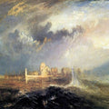 Quillebeuf, at the Mouth of Seine 1833 Painting by Joseph Mallord William Turner