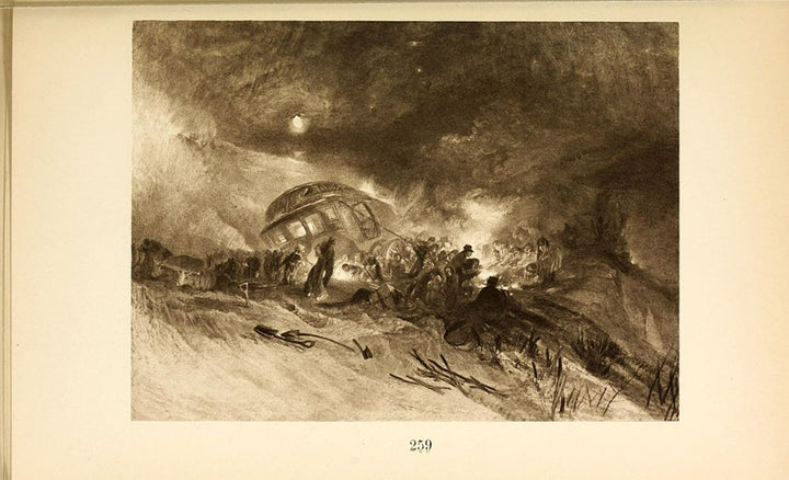 Travellers in a Snowdrift Painting by Joseph Mallord William Turner
