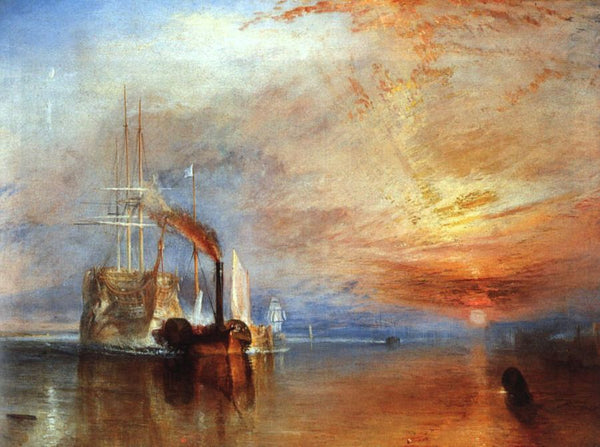 The Fighting 'Téméraire' tugged to her last Berth to be broken up [detail: 1] 