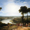 The Festival Upon The Opening Of The Vintage At Macon Painting by Joseph Mallord William Turner