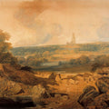 View of Fonthill from a Stone Quarry, c.1799 Painting by Joseph Mallord William Turner