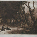 Procris and Cephalus, from the Liber Studiorum, engraved by George Clinton, 1812 Painting by Joseph Mallord William Turner