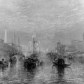 The Grand Canal, Venice, engraved by William Miller 1796-1882 1838-52 Painting by Joseph Mallord William Turner