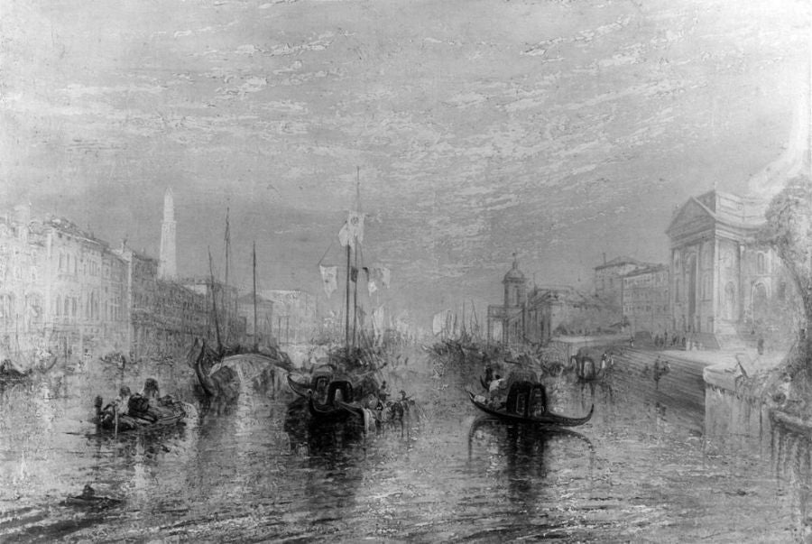 East Cowes Castle, the residence of J. Nash, The regatta sets out to moor Painting by Joseph Mallord William Turner