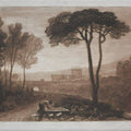Scene in the Campagna, from the Liber Studiorum, engraved by William Say, 1812 Painting by Joseph Mallord William Turner