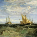 The Confluence of the Thames and the Medway, c.1808 Painting by Joseph Mallord William Turner
