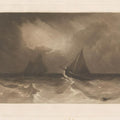 Ship and Cutter, from the Little Liber, engraved by the artist, c.1826 Painting by Joseph Mallord William Turner