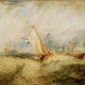 Van Tromp Going About to Please His Masters - Ships a Sea Getting a Good Wetting, 1844 Painting by Joseph Mallord William Turner