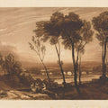The Bridge in Middle Distance, from the Liber Studiorum, engraved by Charles Turner, 1808 