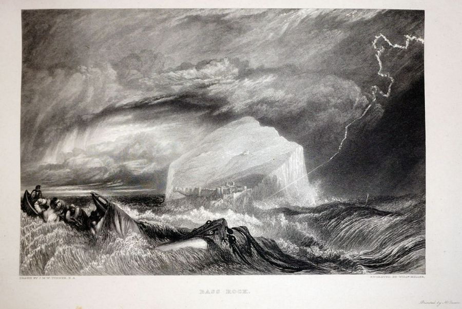 The Bass Rock (for "The Provincial Antiquitiies of Scotland") 