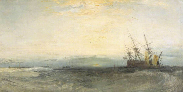 A stranded ship 