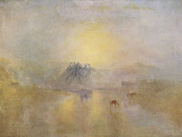 Norham Castle at sunrise 
