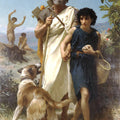 Homere et son Guide [Homer and his Guide]