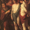 Pylades and Orestes Brought as Victims to Iphigenia (detail) 1766