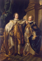 Portrait of George, Prince of Wales, and Prince Frederick, later Duke of York artwork preview
