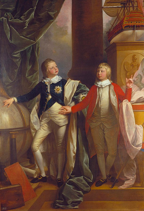 Princes William and Edward