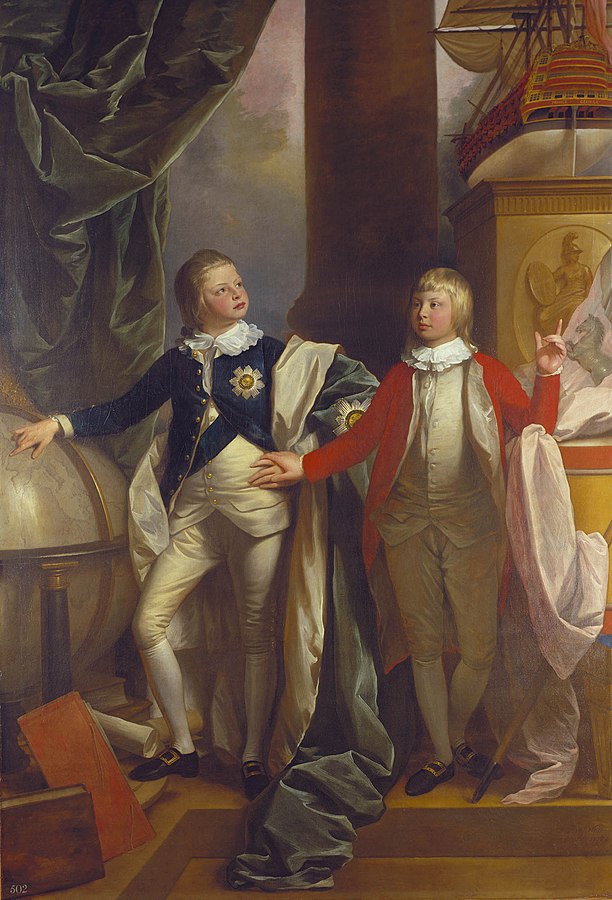 Princes William and Edward