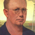 Grant Wood Self Portrait 