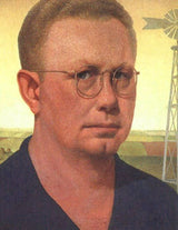 Grant Wood Self Portrait artwork preview