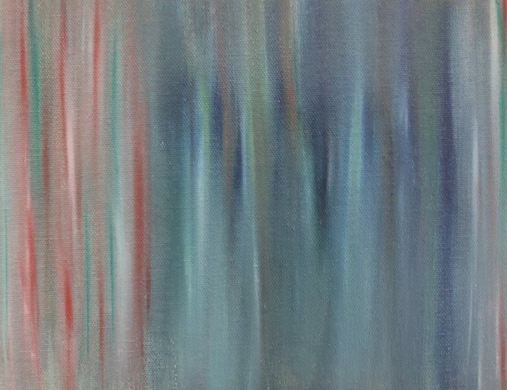 Abstract Rain Oil Painting 