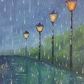 Rain Oil Painting 
