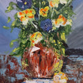 Abstract Flowers Oil Painting 