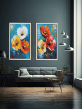Flower Wall Art Painting 2 peicet Set artwork preview