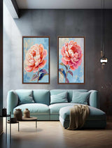 2 Panel Flower Wall Art Painting artwork preview