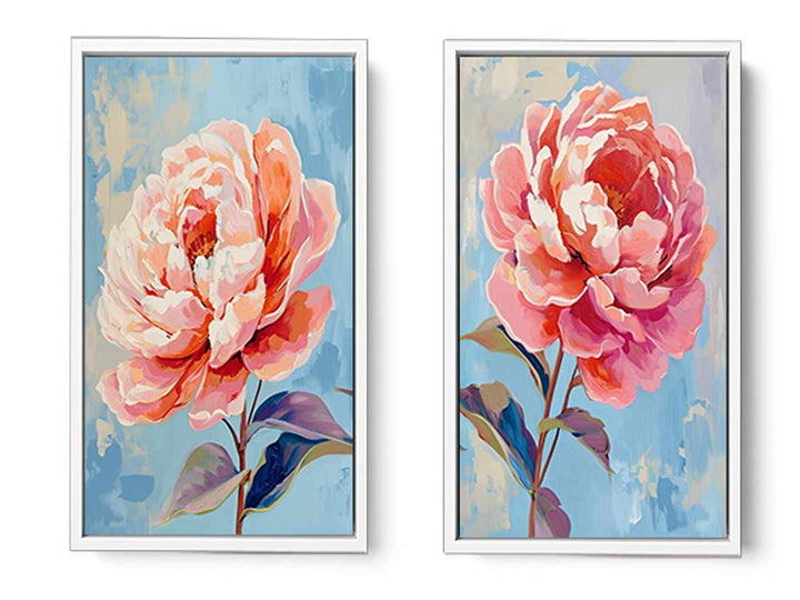 2 Panel Flower Wall Art Painting