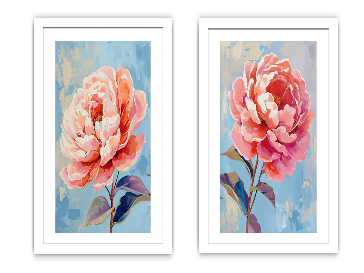 2 Panel Flower Wall Art Painting