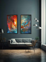 2 Piece Abstract Wall Art artwork preview