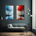 Floating Trees framed art