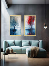 Trees flowin in water  art Set artwork preview