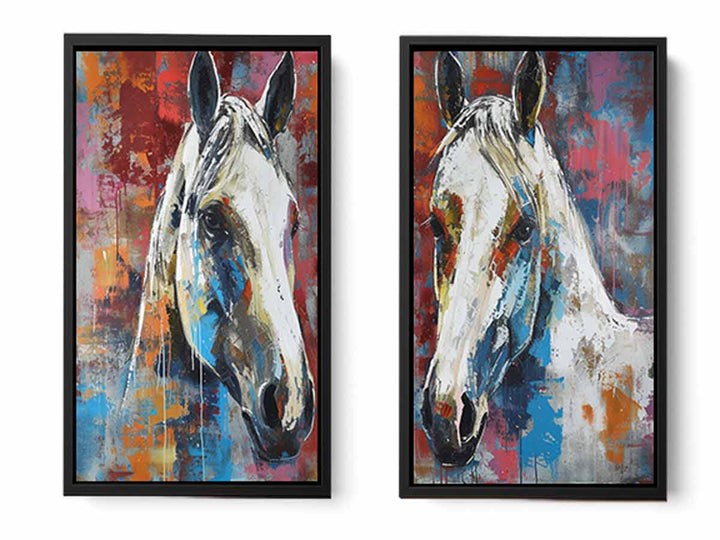 2 Piece Horse Wall Art