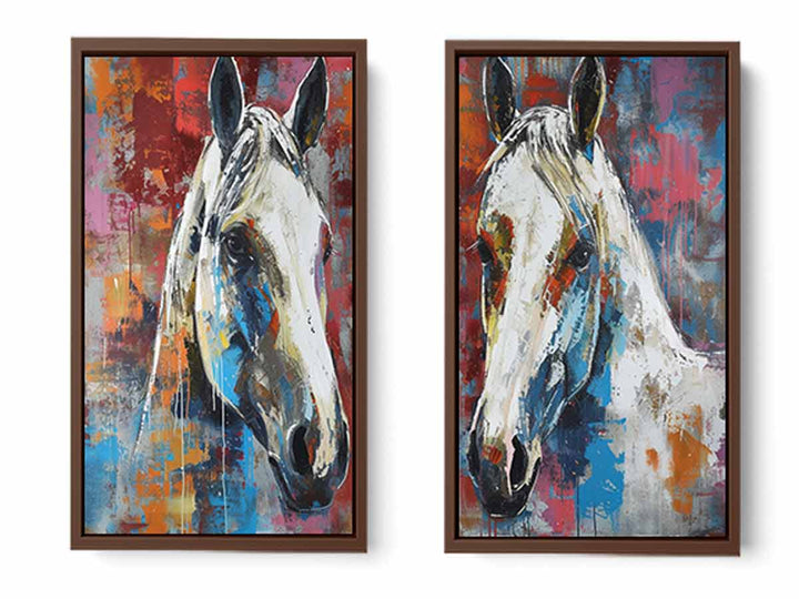 2 Piece Horse Wall Art