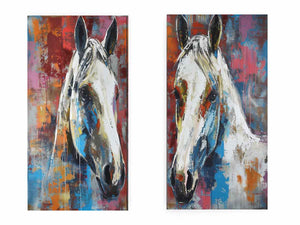 2 Piece Horse Wall Art