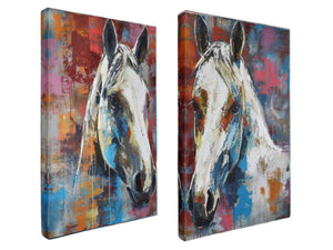 2 Piece Horse Wall Art