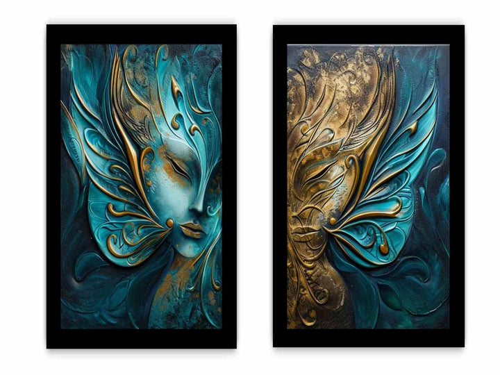 2 Peice Luxury wall Art