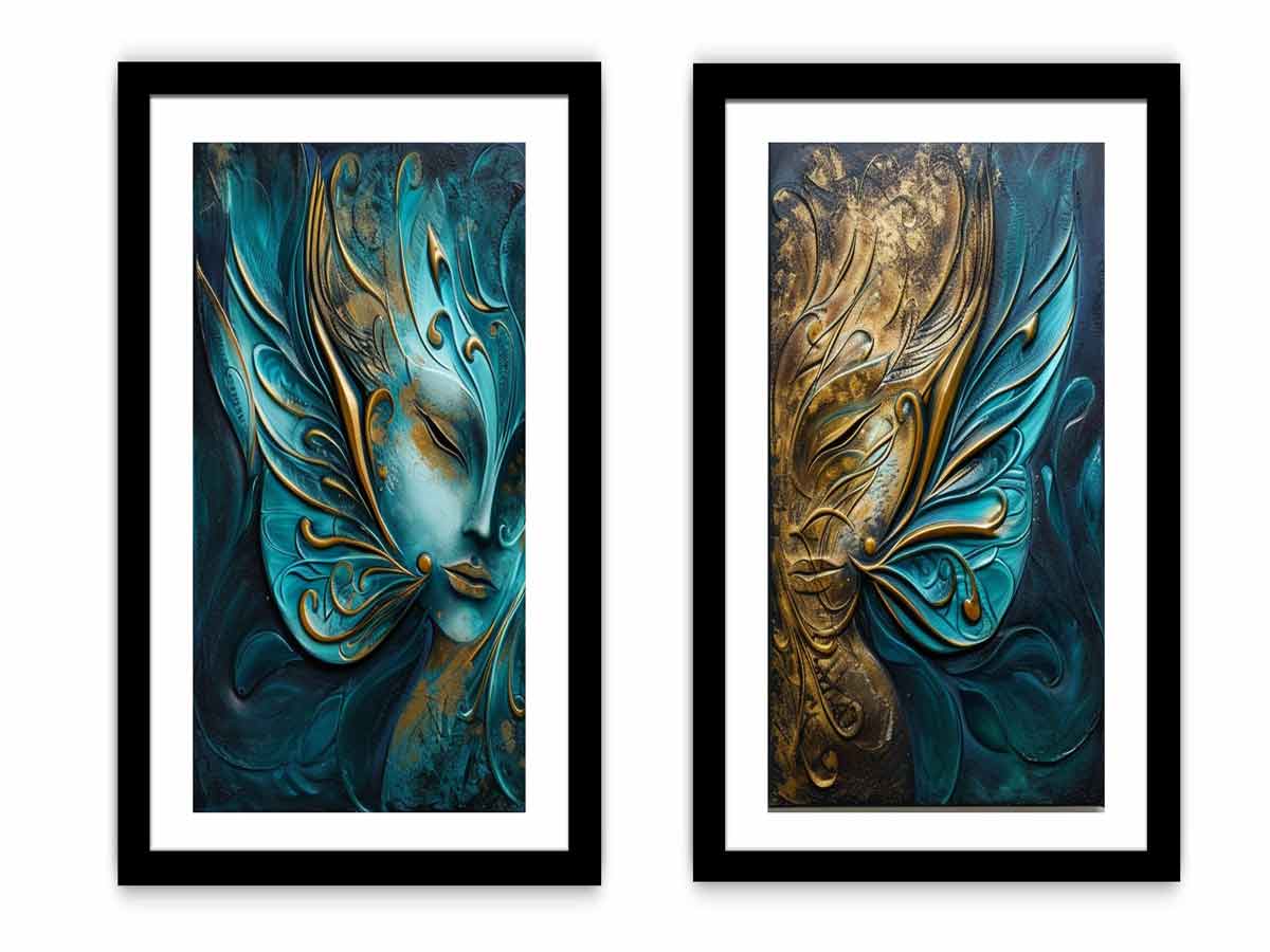 2 Peice Luxury wall Art