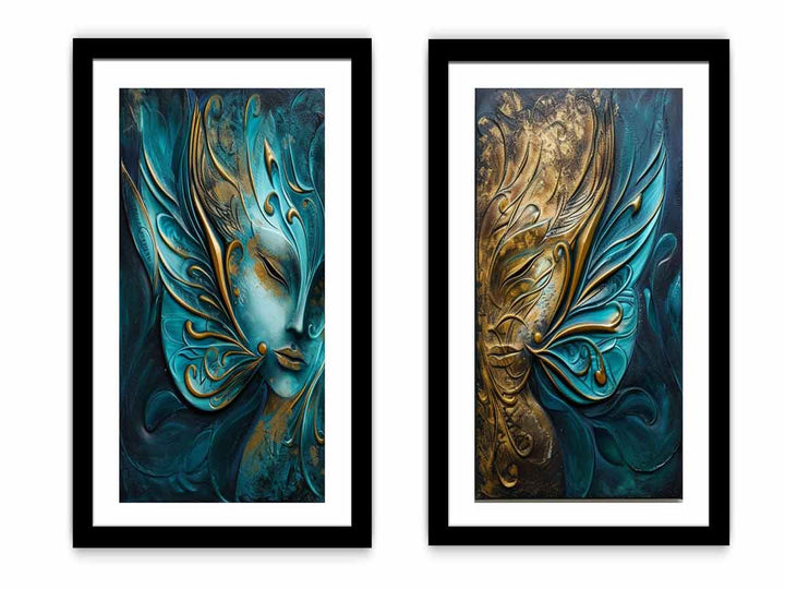 2 Peice Luxury wall Art
