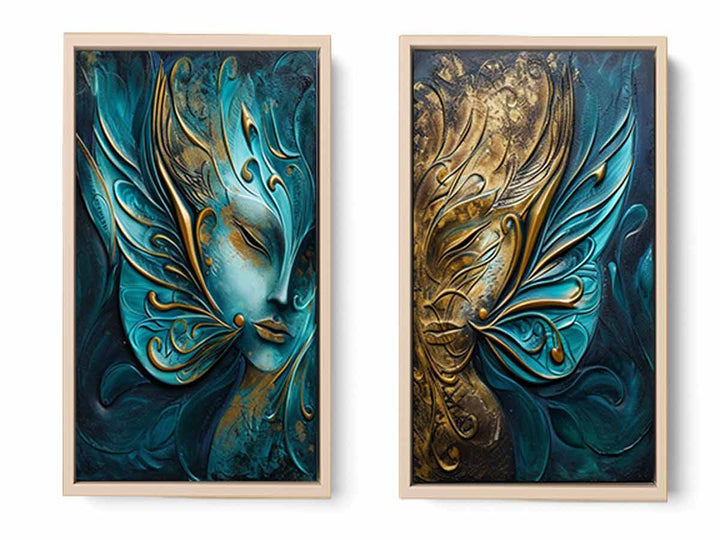 2 Peice Luxury wall Art