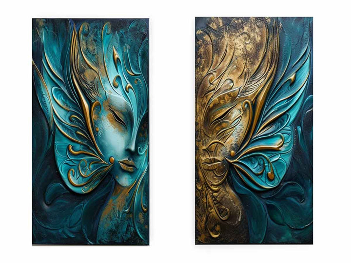 2 Peice Luxury wall Art