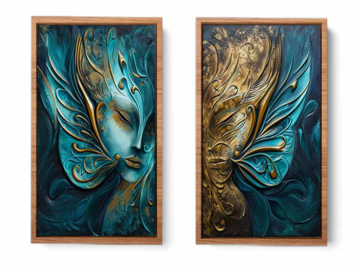 2 Peice Luxury wall Art