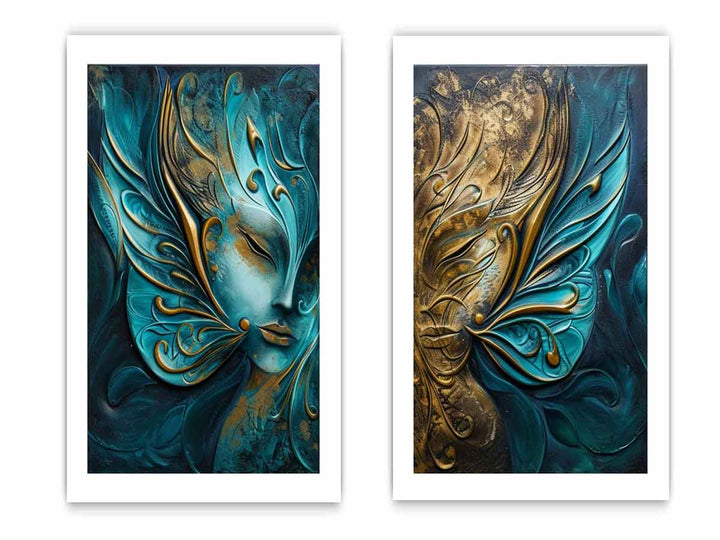 2 Peice Luxury wall Art