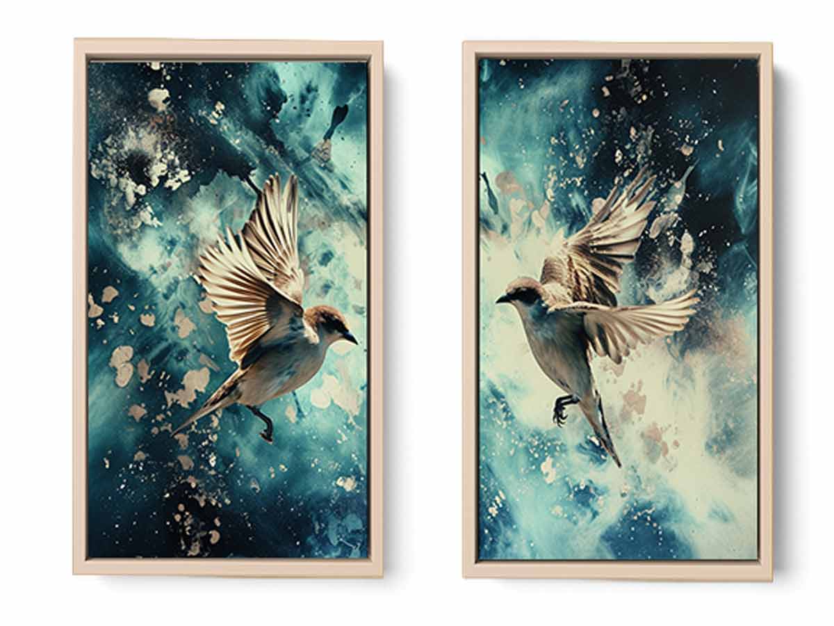 Bird Panel  Art Set