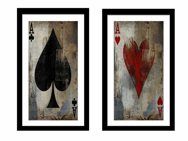 Poker 2 piece panel art