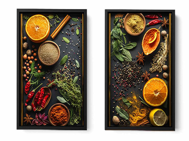 Herbs And Spices Panel Art